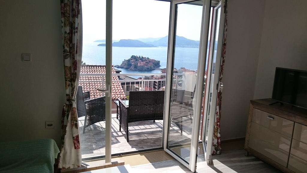 Apartments Vukovic Ilha Sveti Stefan Exterior foto